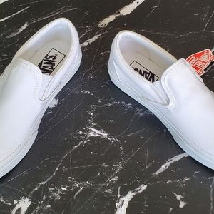 Girls slip on vans size 2